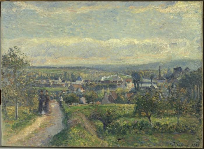 Camille Pissarro Vue de Saint-Ouen-l Aumone oil painting image
